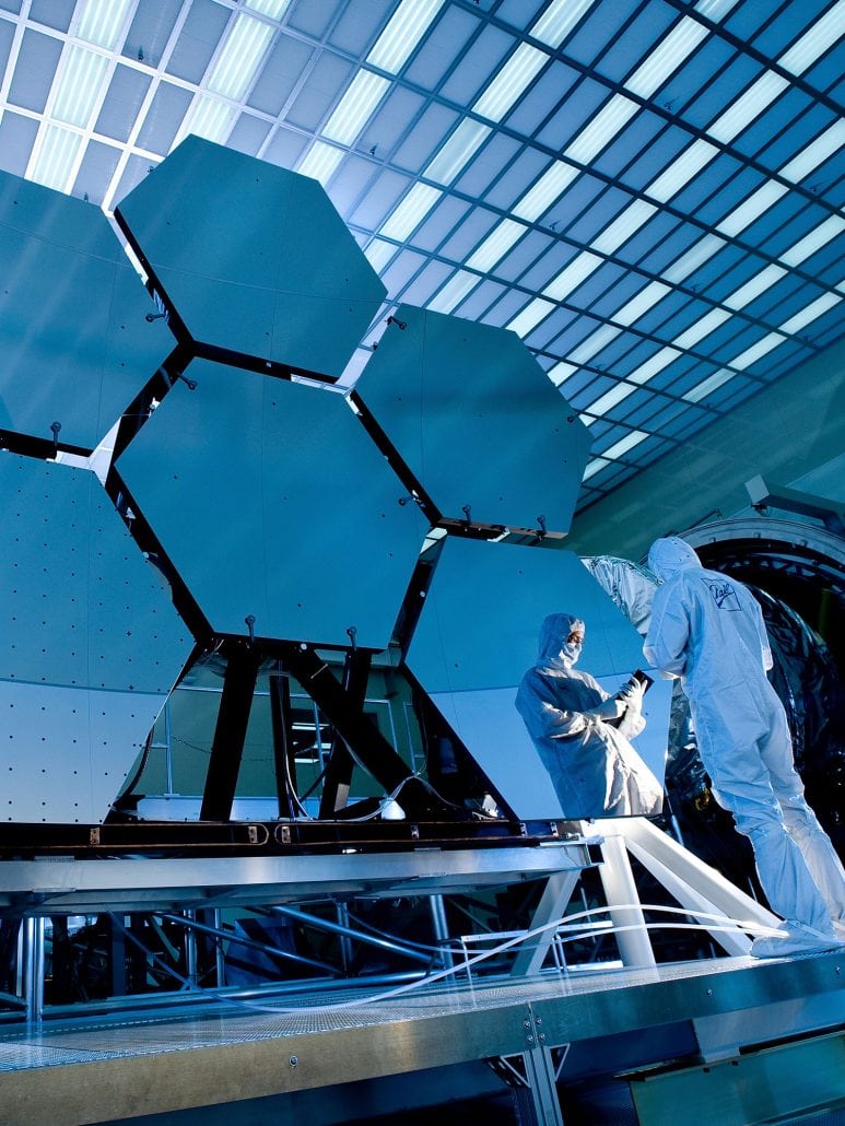 james webb first surface mirror