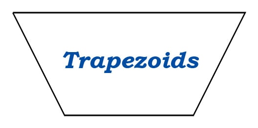 Height: 5" x Width1: 5" x Width2: 4" Trapezoid Glass First Surface Mirror – Thickness: 1/4"